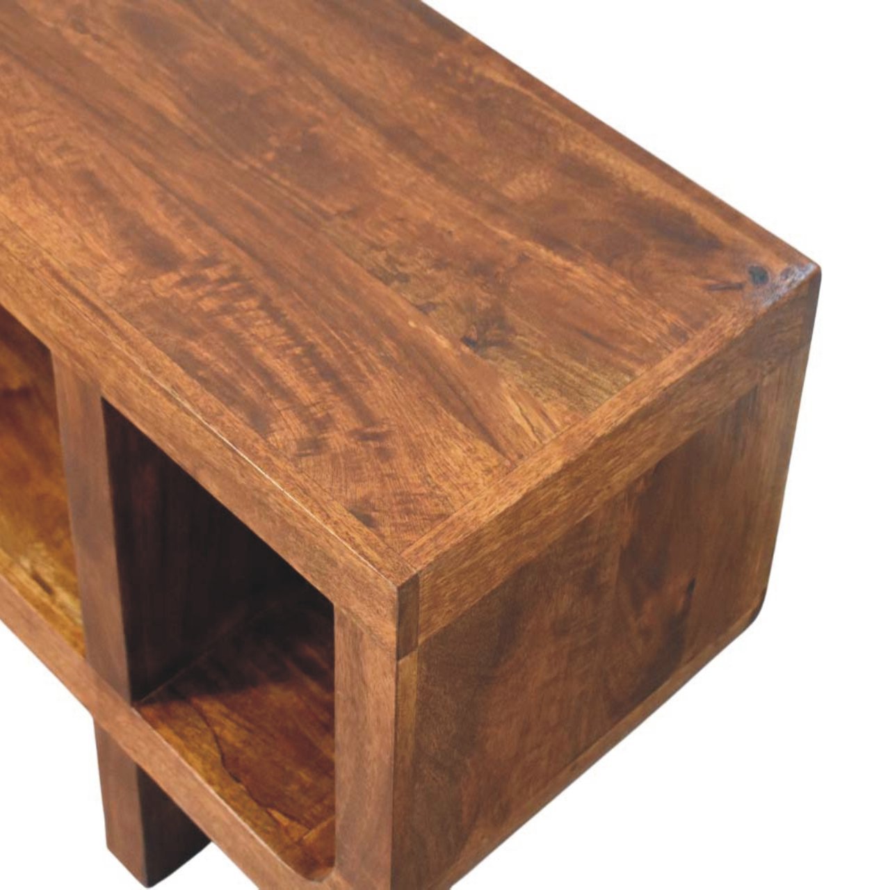 Orion Curved Chestnut Media Unit - Image 4