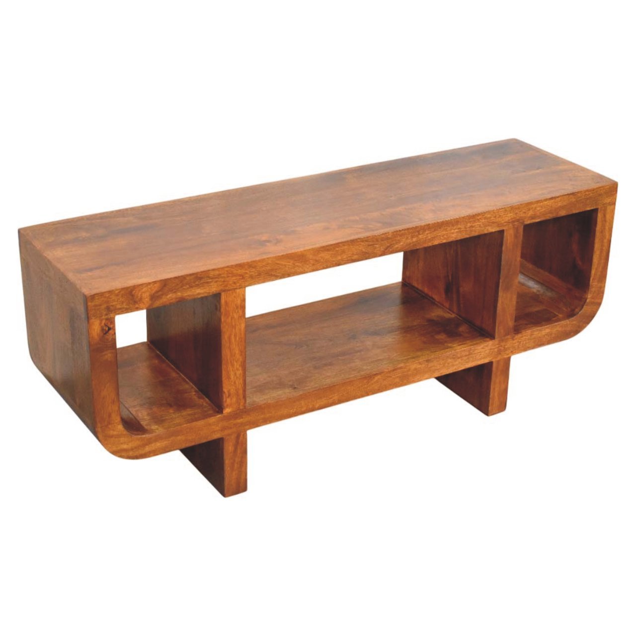 Orion Curved Chestnut Media Unit - Image 5
