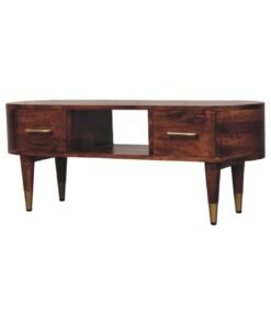 Valenza Curved Media Console
