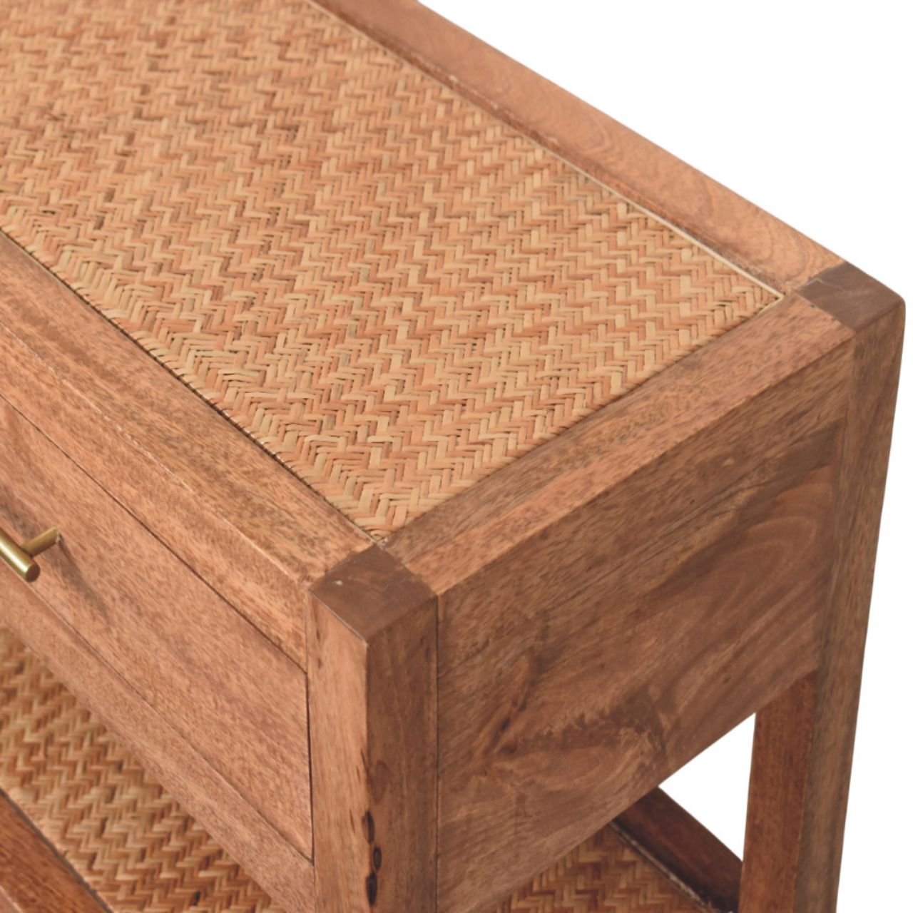 Saffron Rattan Console - Image 4