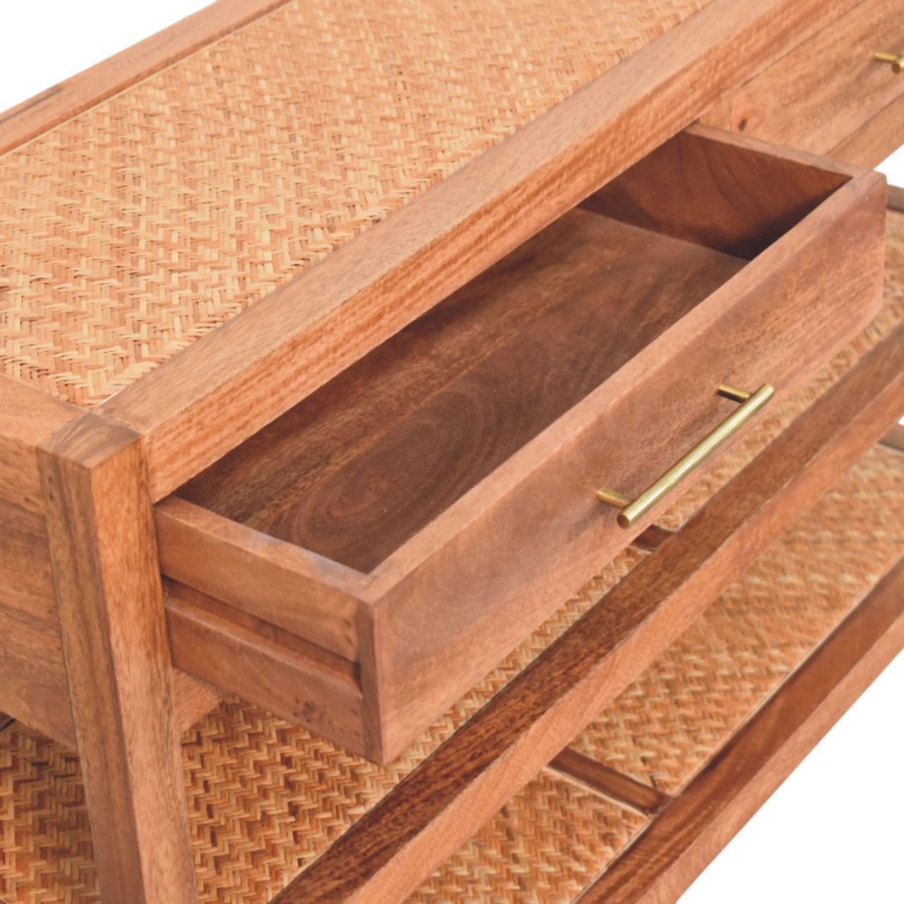 Saffron Rattan Console - Image 5