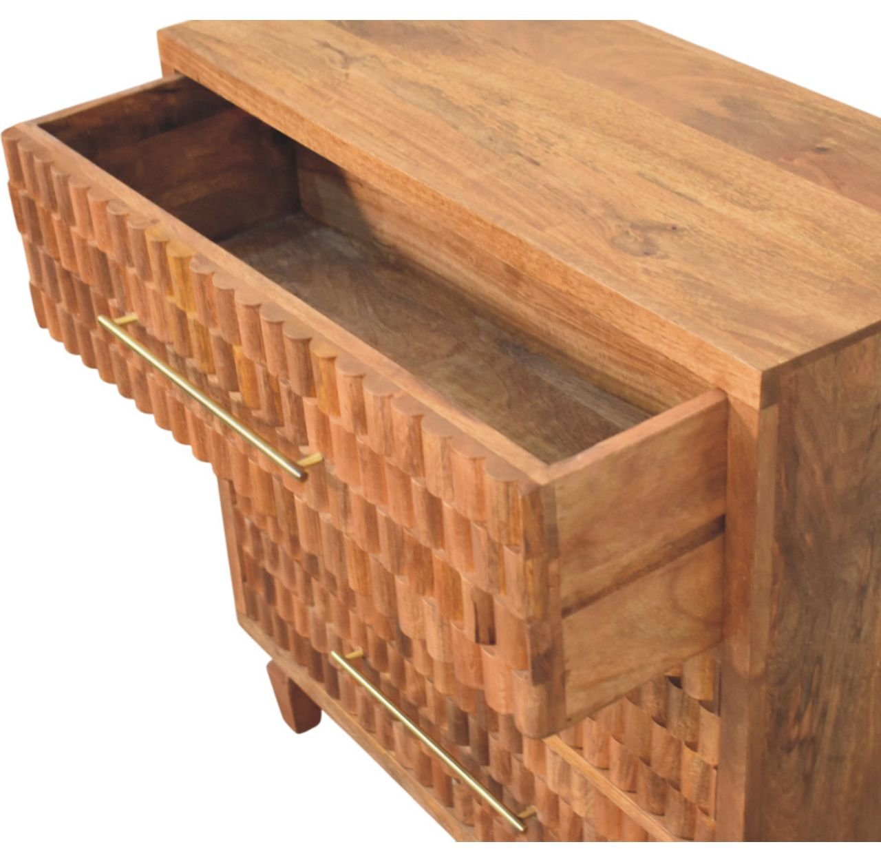 Cadiz Carved Storage Chest - Image 5
