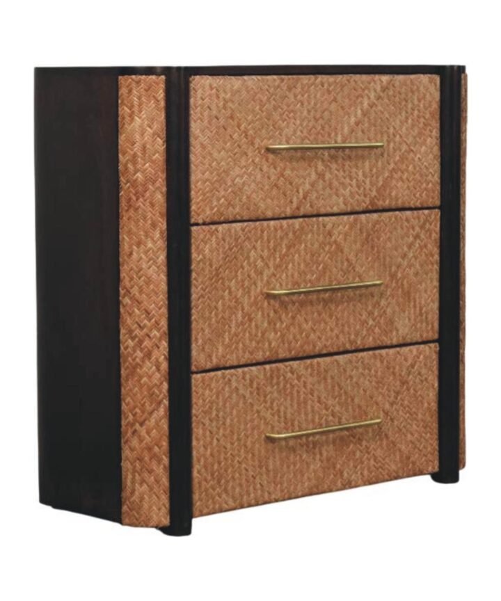 Havana Weave 3 Drawer Chest
