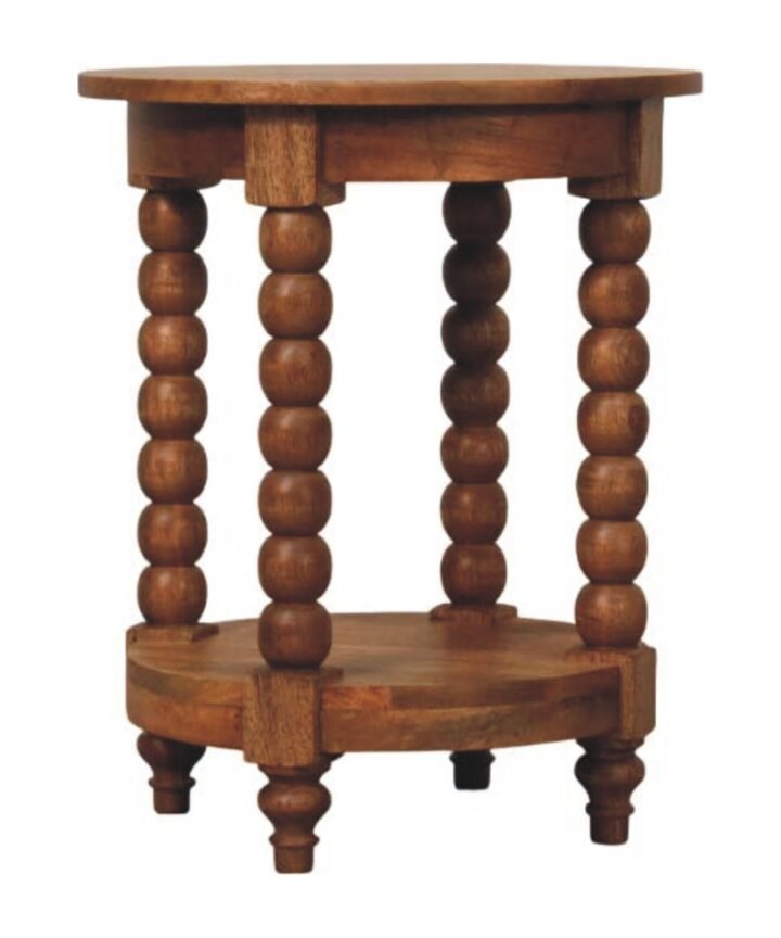 Spindle Round Side Table