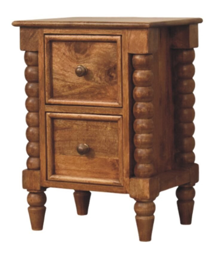Spindle Amber Bedside