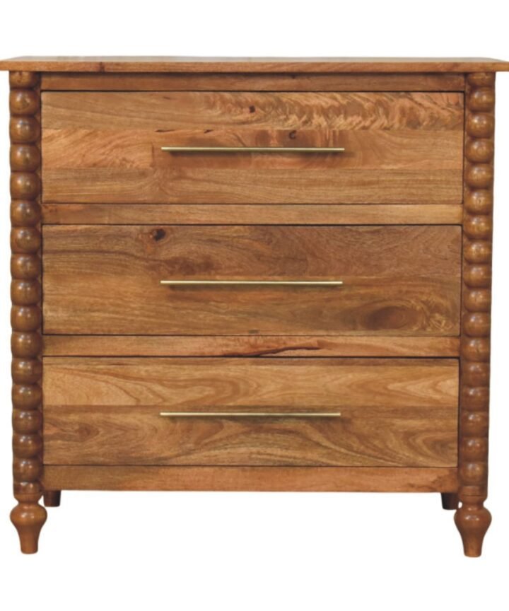 Spindle 3-Drawer Chest