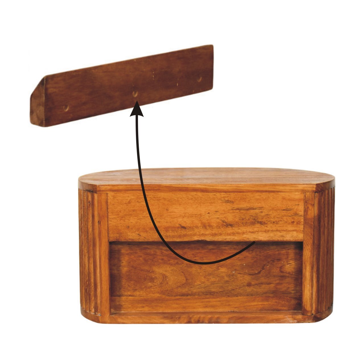 Oval Wall Nightstand - Image 10