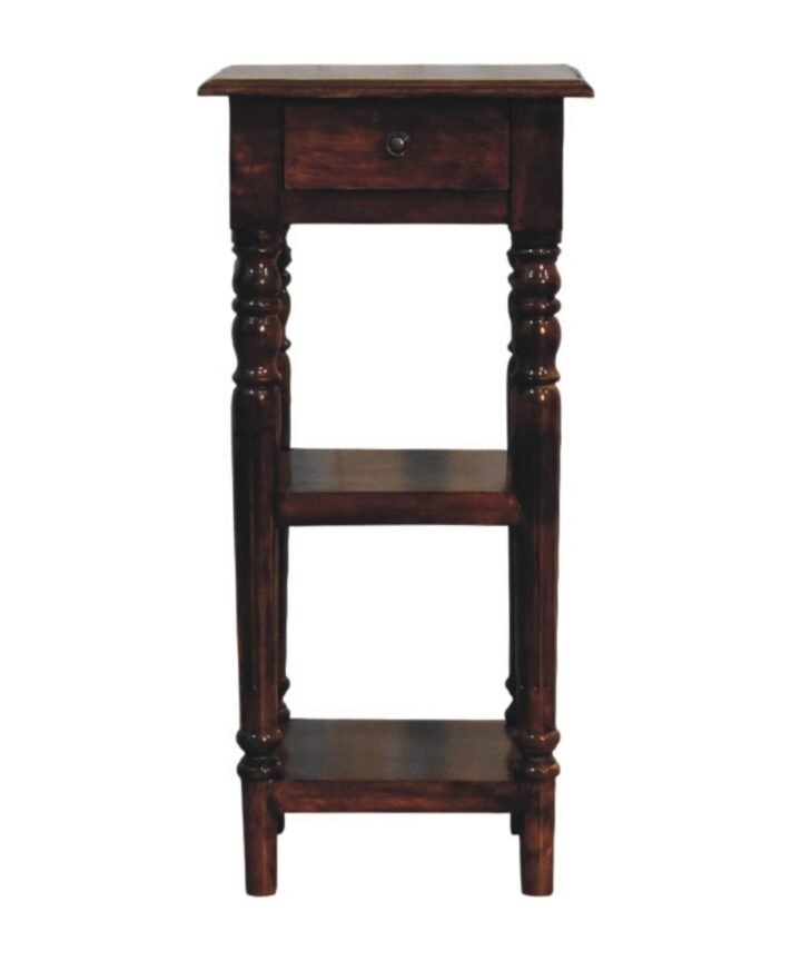 Tall Turned Leg Side Table