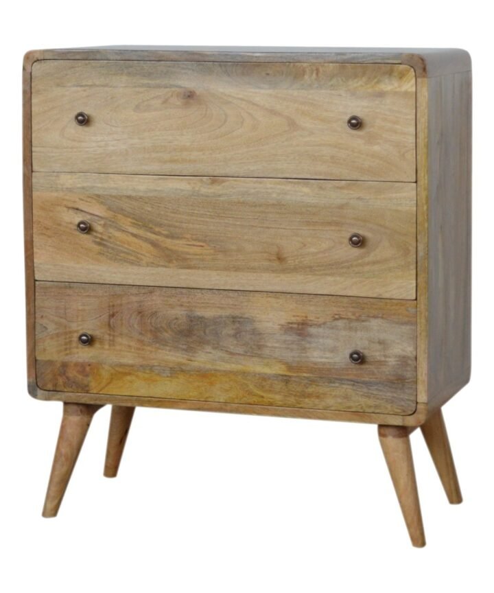 Curved Oak-ish Chest