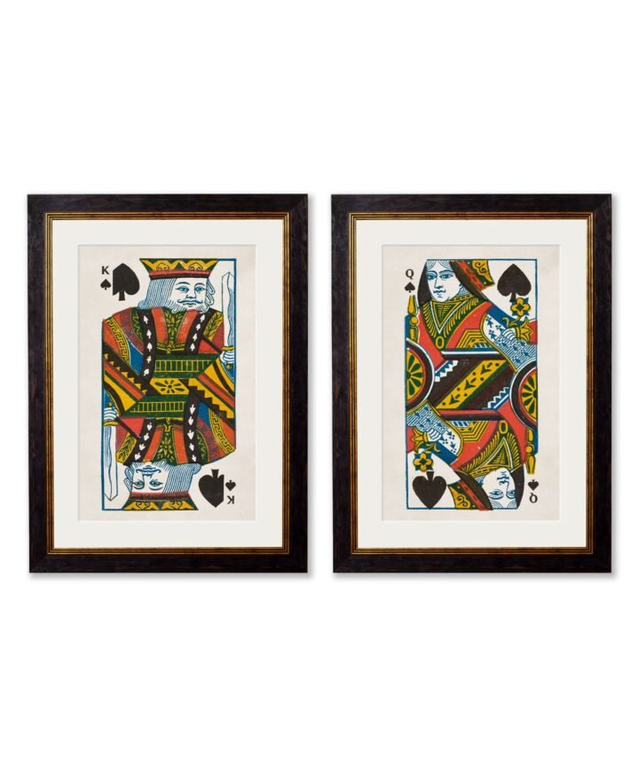 c1888 King & Queen of Spades