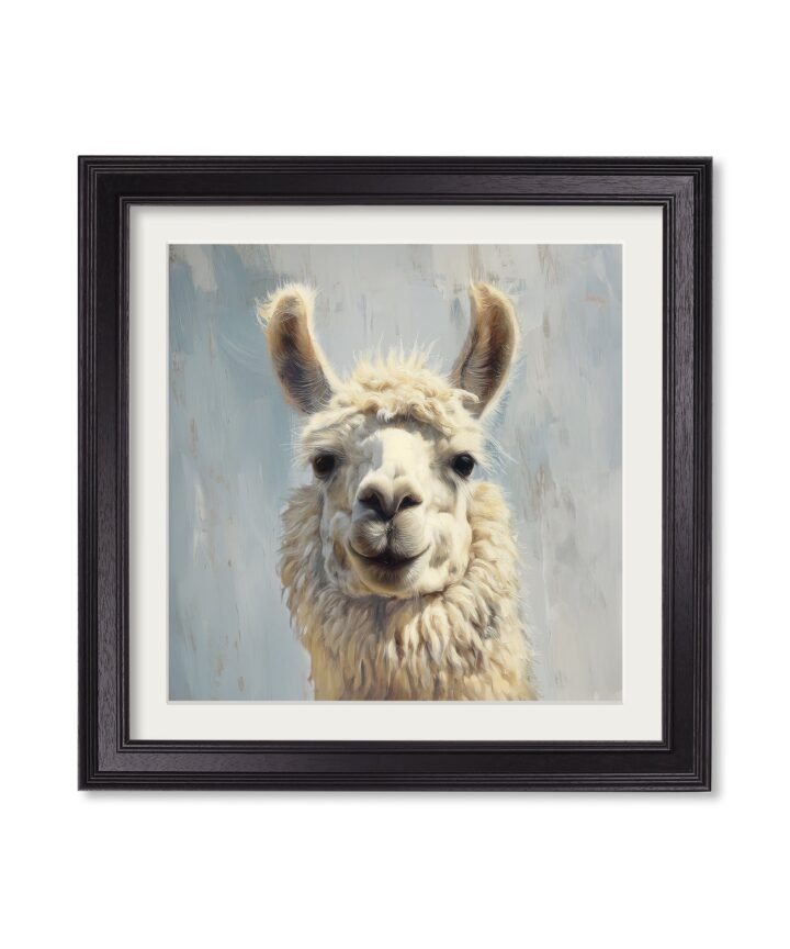 The Goofy Llama - Black Hurstwood Square Frame