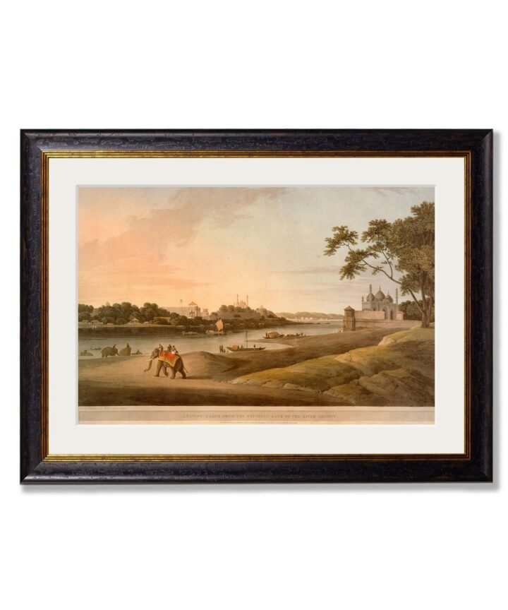 c.1802 Lucnow Taken From the Opposite Bank of the River Goomty
