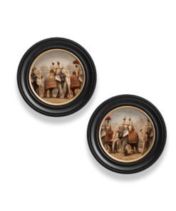 Alternative view of The Mughal Emperors - Oxford Round Frame