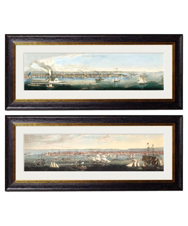 c.1844 Panoramic Views of New York