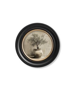 Alternative view of The Olive Tree - Oxford Round Frame