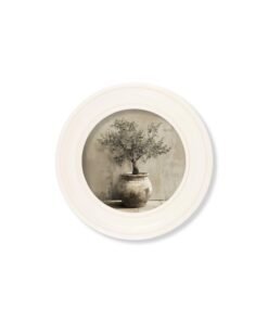 Alternative view of The Olive Tree - Oxford Strong White Round Frame