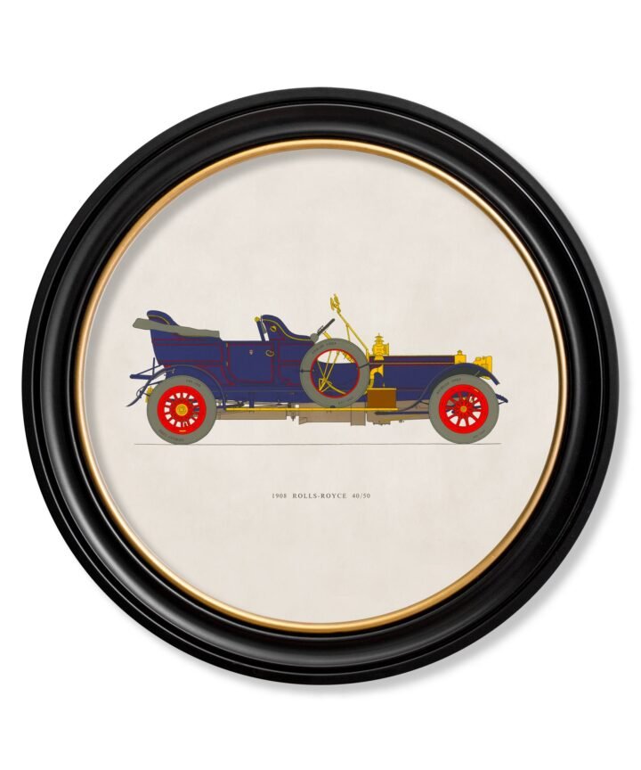 1908 ROLLS-ROYCE 40/50 in Round Frame