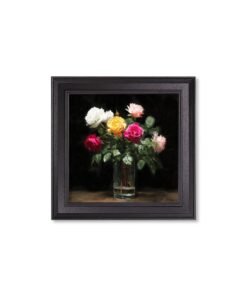 Alternative view of Roses After Dark - Black Hurstwood Square Frame