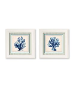 Alternative view of Blue Sea Coral - Cream Hurstwood Square Frame