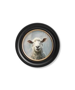 Alternative view of The Jolly Sheep - Oxford Round Frame