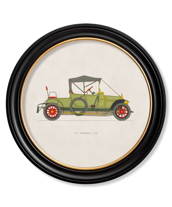 1912 VERMOREL 12/16 in Round Frame