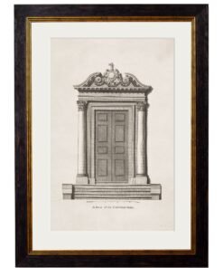 Alternative view of c.1756 Architectural Studies of Doors