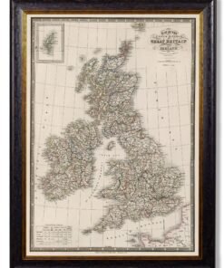 c.1838 Map of The British Isles
