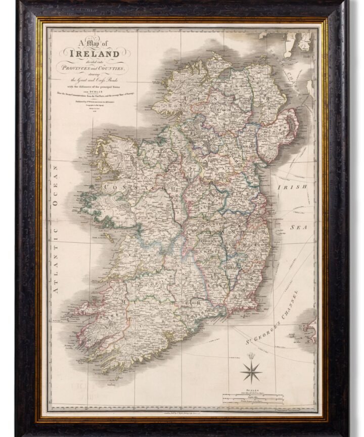 c.1838 Map of Ireland