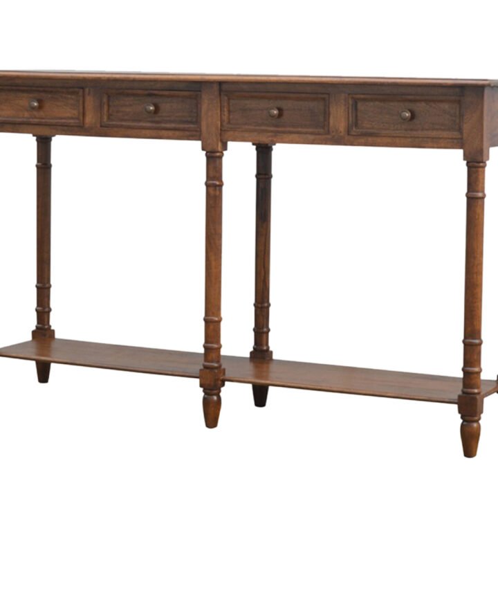 4 Drawer Hallway Console Table