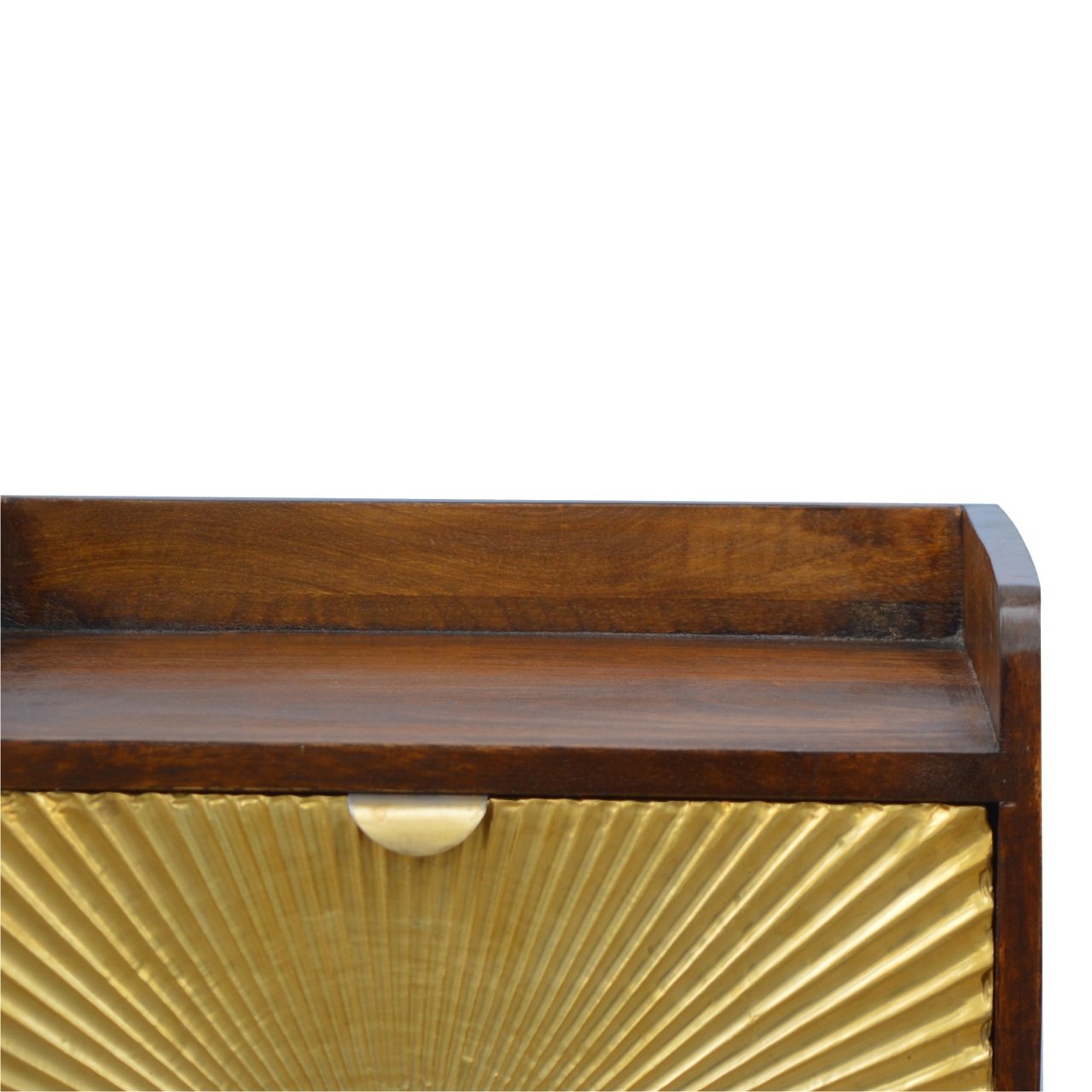 Manila Gold One Drawer Bedside - Image 6