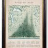 c.1852 Panoramic Plan of the Principal Rivers and Lakes