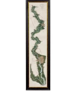 c.1834 Panoramic Map of the River Thames
